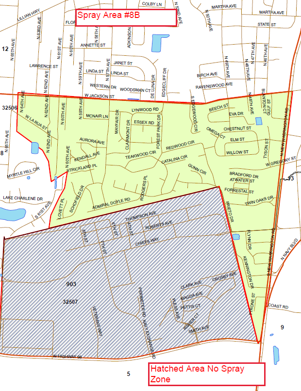Spray Area 8B