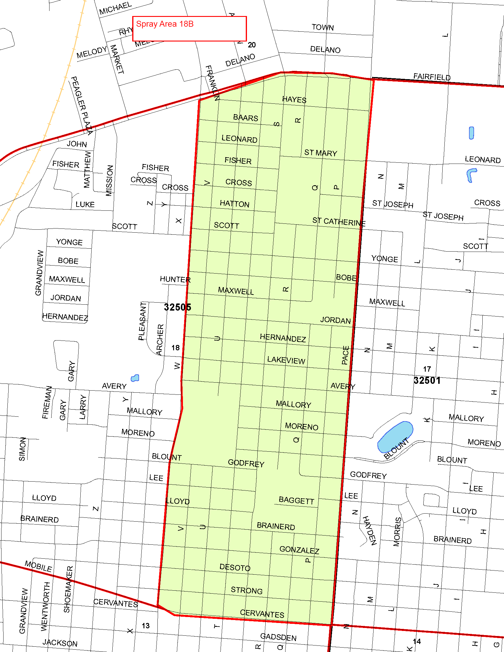 Spray Area 18_B Map