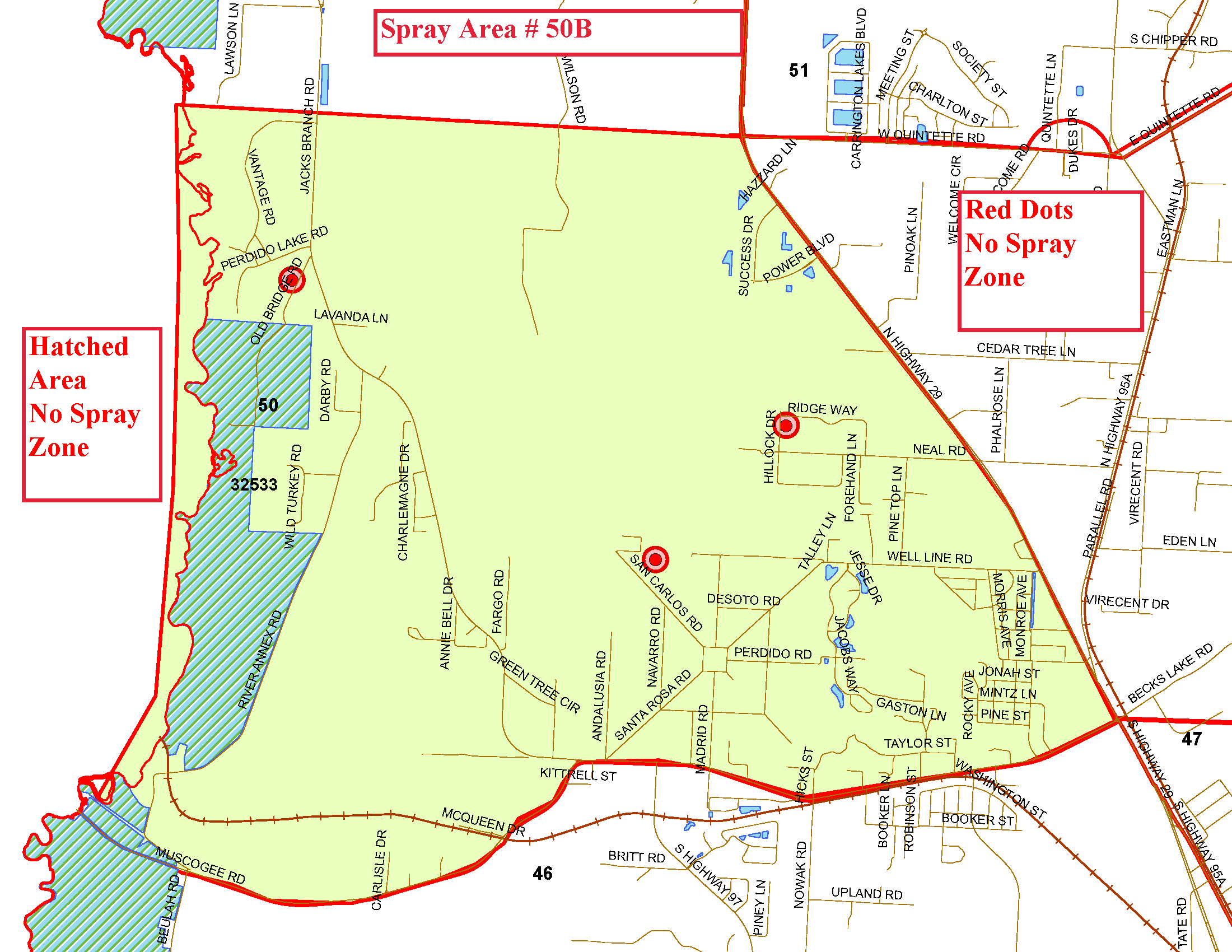 Spray Area 50_B Map