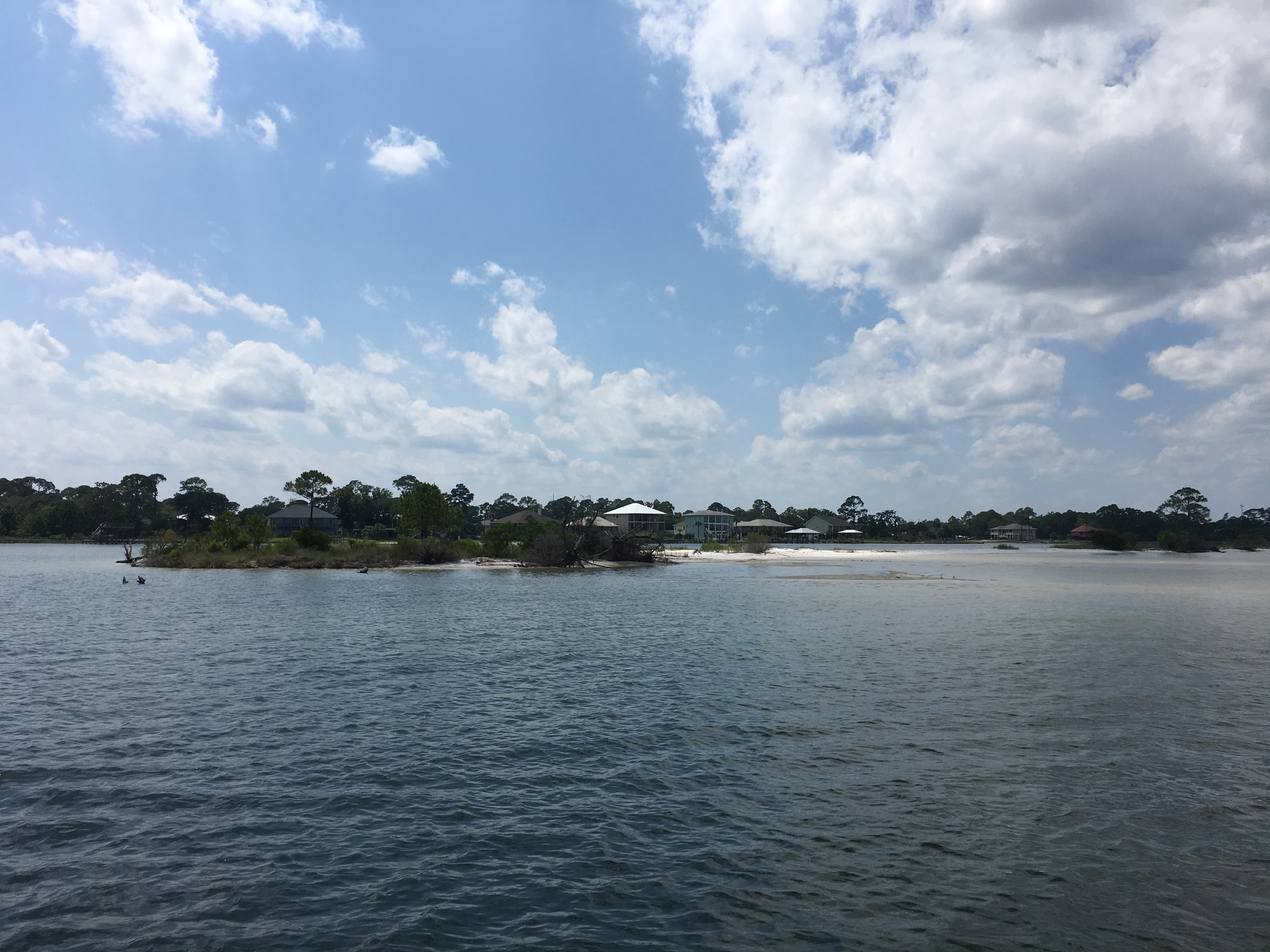 Pensacola Bay Living Shoreline Project Location Photograph at NAS